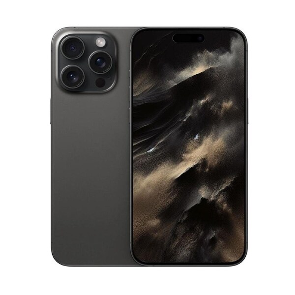 (Refurbished) Apple iPhone 15 Pro Max 256GB Black Titanium (Good Condition)