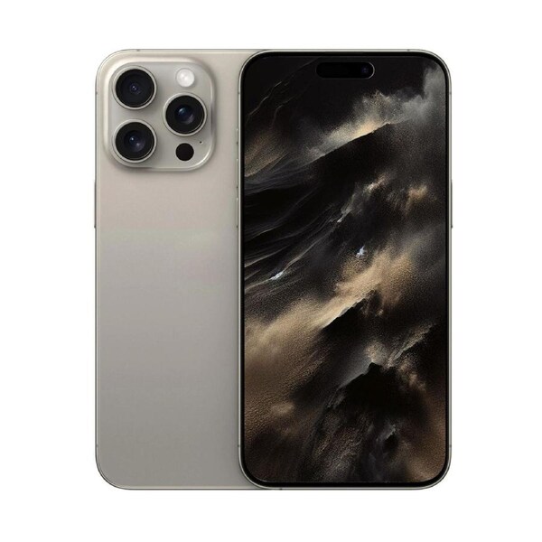 (Refurbished) Apple iPhone 15 Pro Max 256GB Natural Titanium (Excellent Condition)