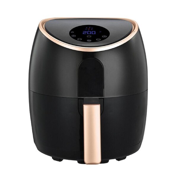 7.1L Digital Air Fryer Kitchen Appliance - Black/Rose Gold