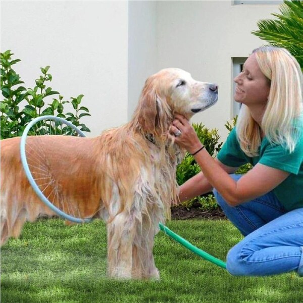 Pet Washer 360 Dog Cat Shower Hair Clean Kit Household Woof Wash Easy Tool