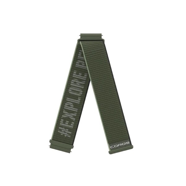 Coros 22mm Nylon Green Band for APEX 2 Pro, APEX Pro, APEX 46mm