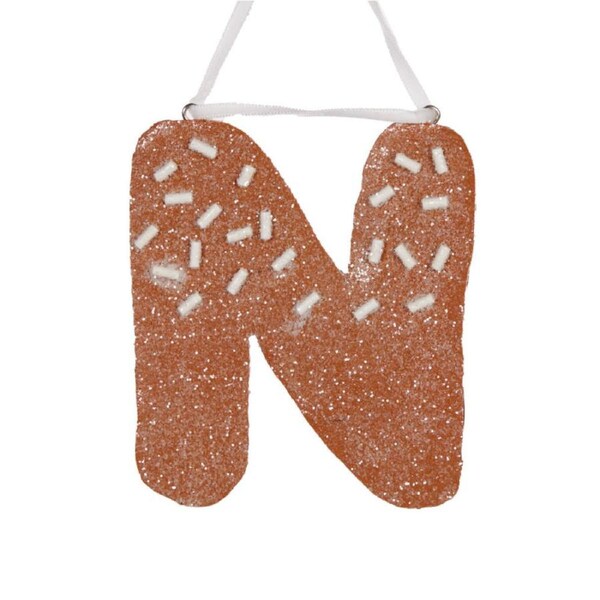 Gingerbread Alphabet - Letter N 12cm