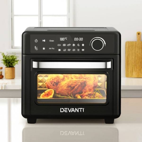 15L Devanti Air Fryer Oven w/ LCD Touch Panel