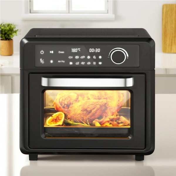 20L Devanti Air Fryer Oven w/ LCD Controls & Viewing Window