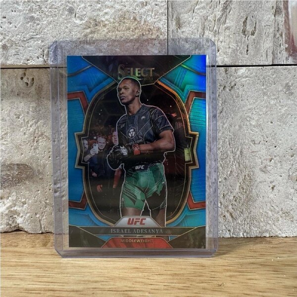 2023 UFC SELECT - ISRAEL ADESANYA - Light Blue PRIZM 121/249