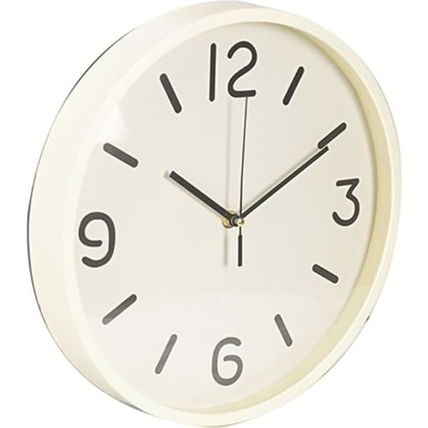 Unigift 12Inch/30cm Classic Wall Clock - Modern Assorted Colours Home Decor