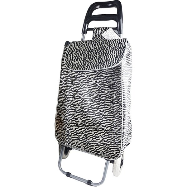 The Styled Room Portable Shopping Trolley Animal Prints Pattern Assorted
