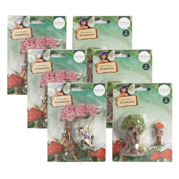 6x Atheia Green Homewares Outdoor Plant/Pot Decor Fairy Garden Ornaments Asstd