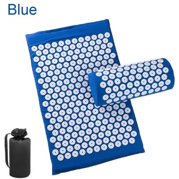 OZNALA Massage Acupressure Mat Yoga Shakti Sit Lying Mats Pain Stress Soreness Relax AU