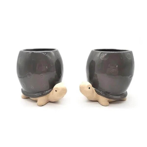 Turtle Tall Planter Pot - Alfresco Gardenware