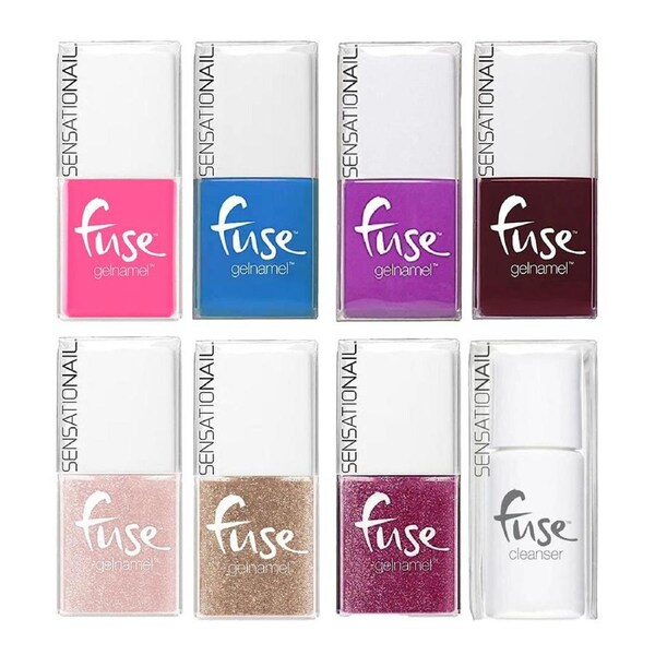 Sensationail Fuse Gelnamel + Cleaner Kit bundle