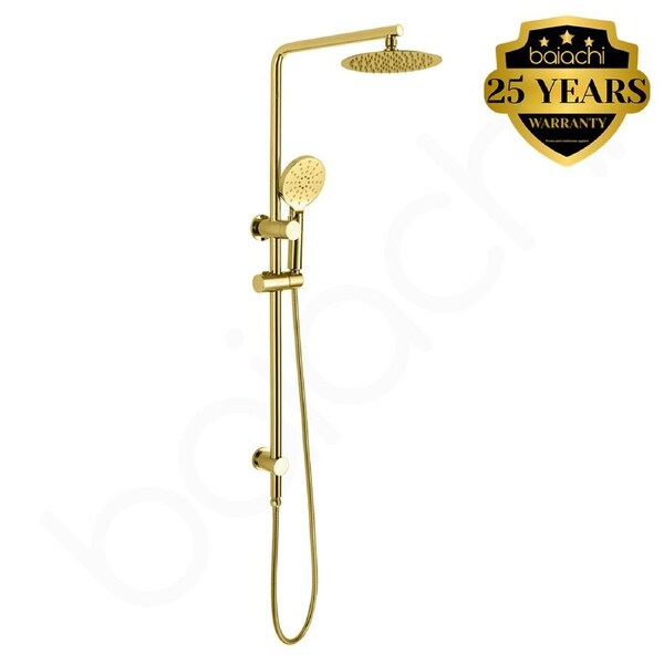 Moreton Round Multi Function Shower Brushed Gold