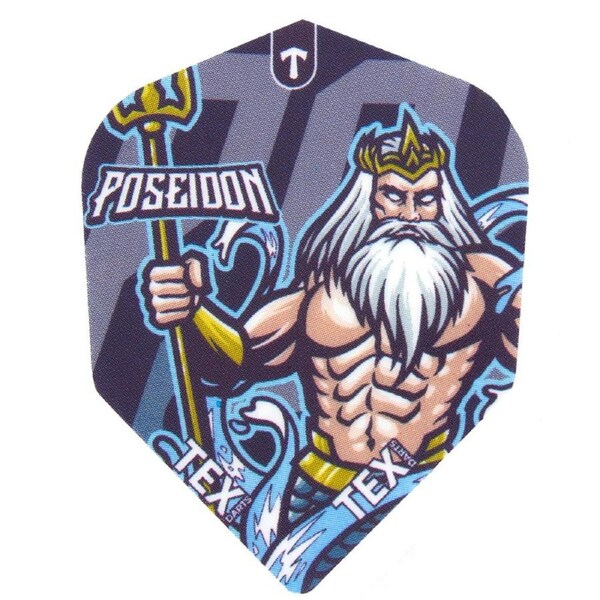 TEX Poseidon Standard Dartboard Dart Flights Set of 3