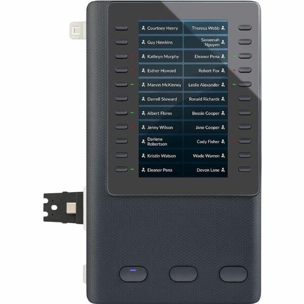 Poly Edge E Phone Expansion Module - 12.7 cm (5") LCD - Wall Mountable, Desktop