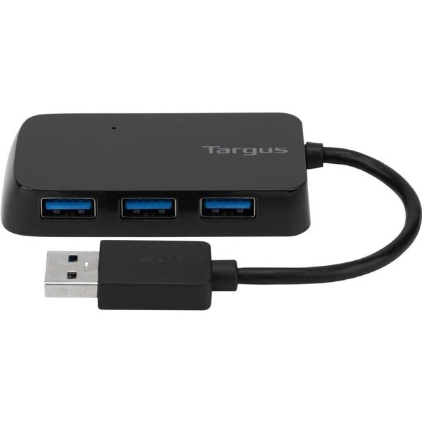 Targus USB Hub - USB - Smartphone, Mouse, Keyboard, Hard Drive, Flash Drive - External - 4 Total USB Port(s) - 4 USB 3.0 Port(s) - PC, Mac