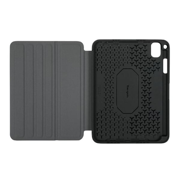 Targus Click-In THZ912GL Rugged Carrying Case (Folio) for 21.1 cm (8.3") Apple iPad mini (6th Generation) Tablet - Black - Shock Absorbing, Scratch -