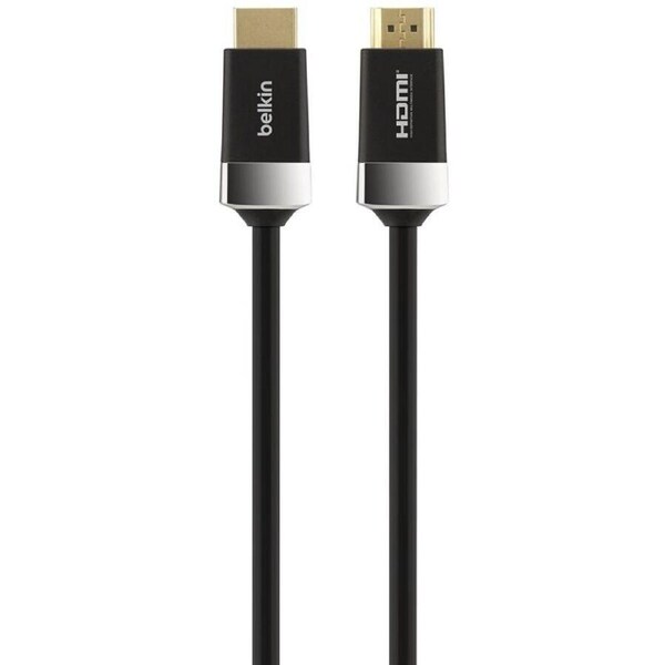 Belkin 2 m HDMI A/V Cable for Audio/Video Device - First End: HDMI 1.4 Digital Audio/Video - Male - Second End: HDMI 1.4 Digital Audio/Video - Male -