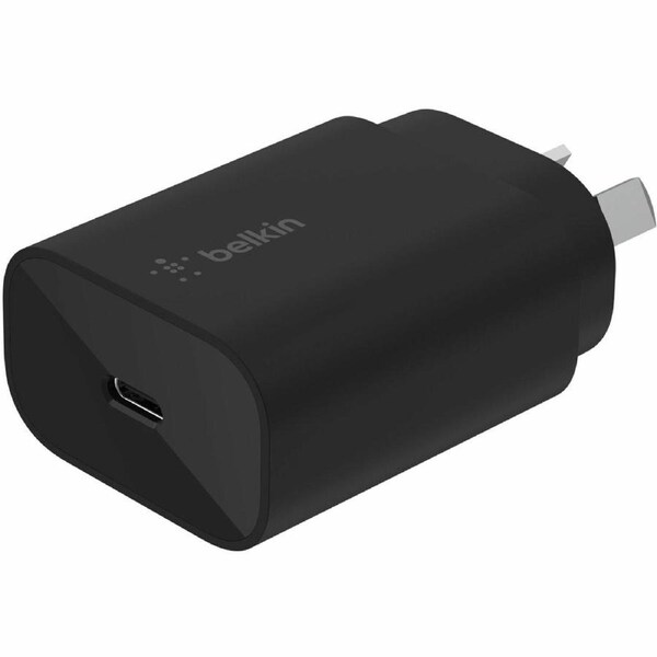 Belkin BoostCharge 25 W AC Adapter - Universal Adapter - USB Type-C - For iPhone - Black