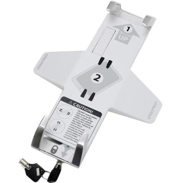 Ergotron Mounting Adapter for Tablet PC, iPad - Silver - 33 cm (13") Screen Support - 2.27 kg Load Capacity - 100 x 100, 75 x 75
