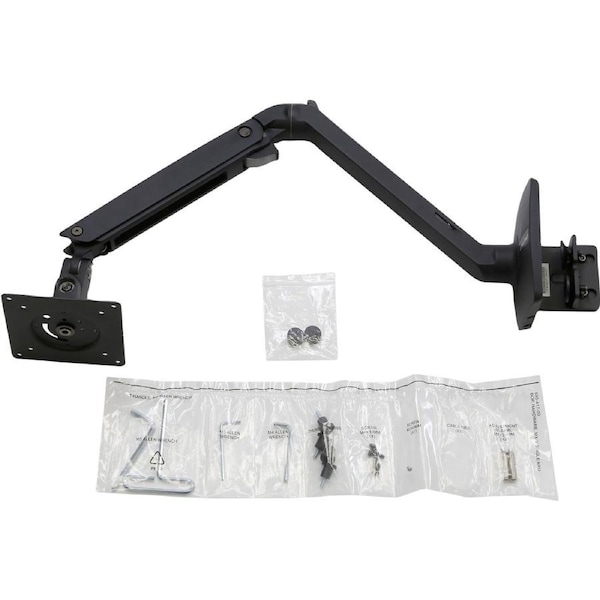 Ergotron Mounting Arm for Monitor - Matte Black - 1 Display(s) Supported - 86.4 cm (34") Screen Support - 9.07 kg Load Capacity - 100 x 100, 75 x 75
