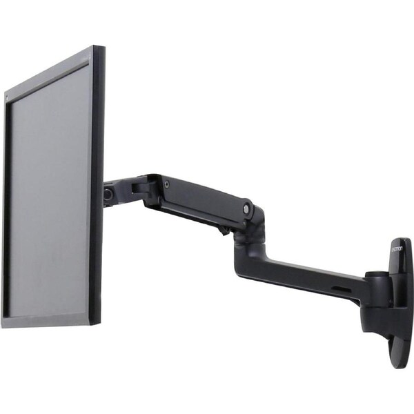 Ergotron Wall Mount for Monitor - Matte Black - 86.4 cm (34") Screen Support - 11.30 kg Load Capacity - 75 x 75, 100 x 100 - Aluminium
