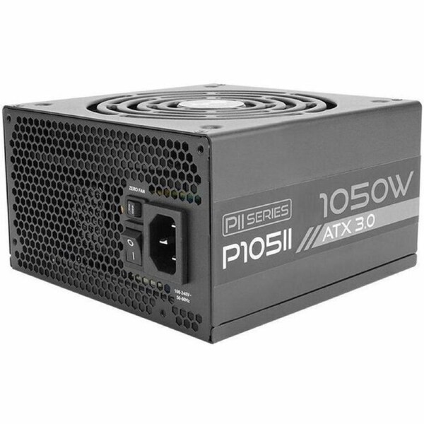 In Win P105II 1050W Fully Modular Power Supply - 80 PLUS Platinum - 10 Year Warranty - Internal - 12 V DC, 5 V DC, 3.3 V DC Output - 1 +12V Rails - 1