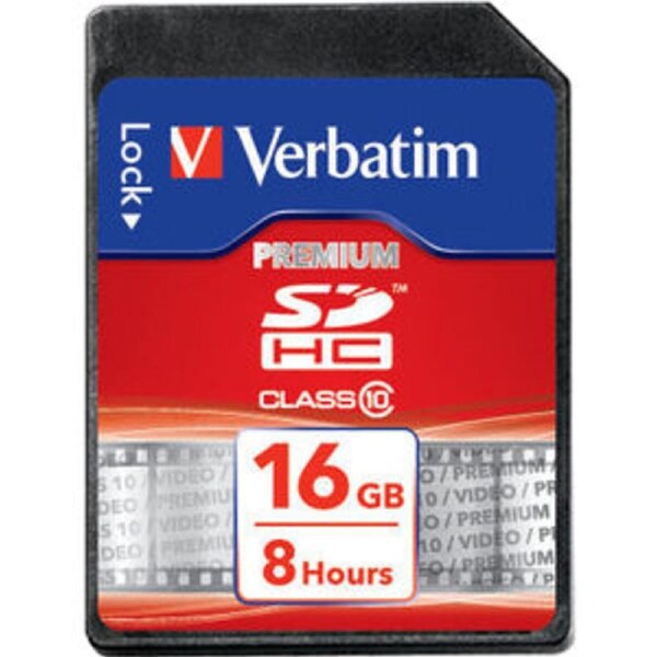 Verbatim 43962 16 GB Class 10 SDHC - 2 Year Warranty