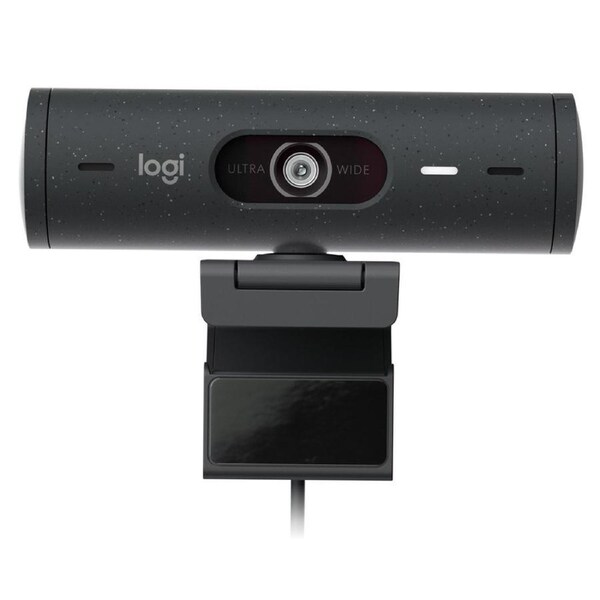 Logitech BRIO Webcam - 4 Megapixel - 60 fps - Graphite - USB Type C - 1920 x 1080 Video - Auto-focus - 90° Angle - 4x Digita