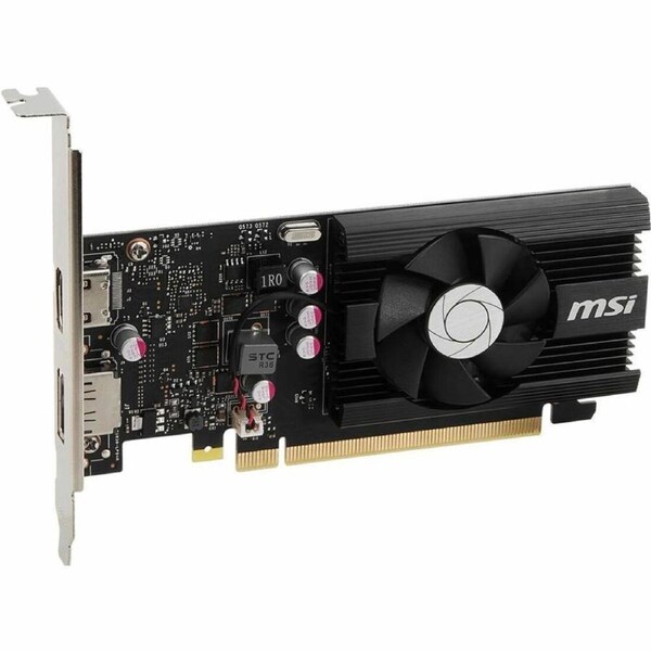 MSI NVIDIA GeForce GT 1030 Graphic Card - 4 GB DDR4 SDRAM - Low-profile - 1.19 GHz Core - 1.43 GHz Boost Clock - 64 bit Bus Width - PCI Express 3.0 -