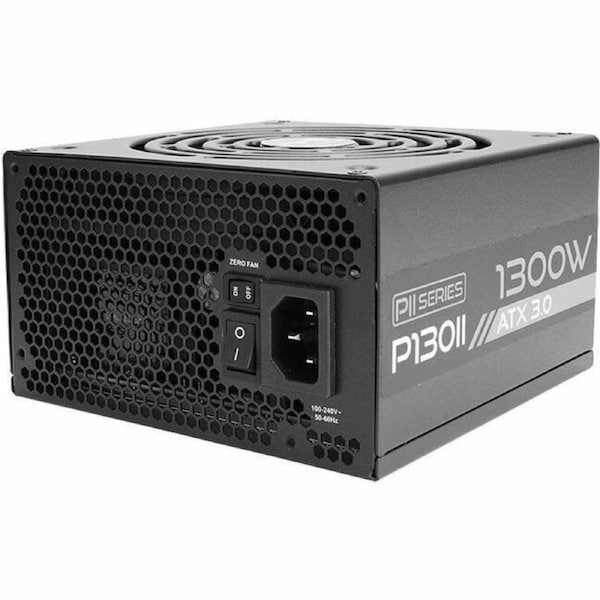 In Win P130II 1300W Fully Modular Power Supply - 80 PLUS Platinum - 10 Year Warranty - Internal - 12 V DC, 5 V DC, 3.3 V DC Output - 1 +12V Rails - 1