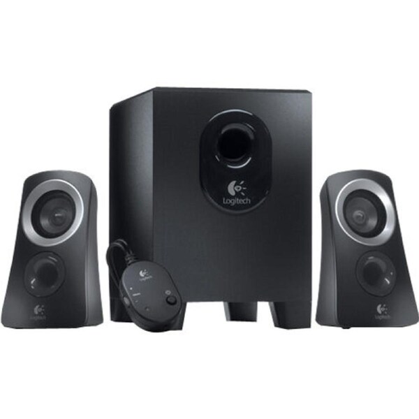 Logitech Z313 2.1 Speaker System - 25 W RMS - Black - 48 Hz to 20 kHz