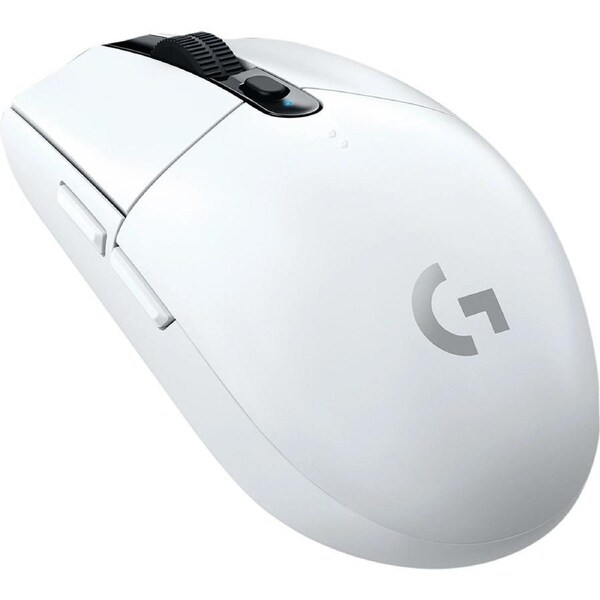 Logitech LIGHTSPEED G305 Gaming Mouse - Wi-Fi - USB - Optical - 6 Button(s) - White - Wireless - 12000 dpi