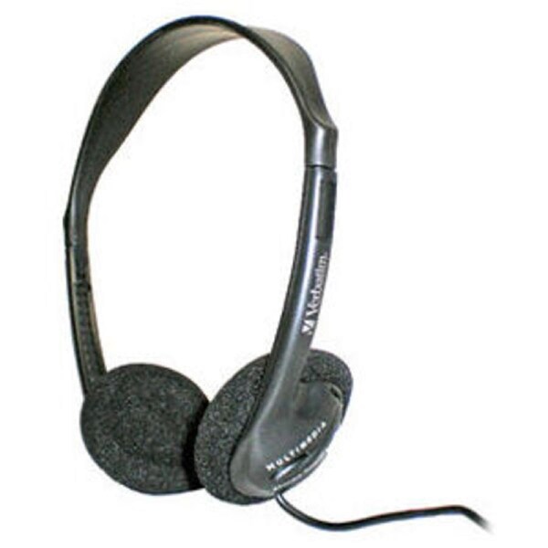 Verbatim Wired Over-the-head Binaural Stereo Headphone - Semi-open - 32 Ohm - 20 Hz to 20 kHz - 2 m Cable