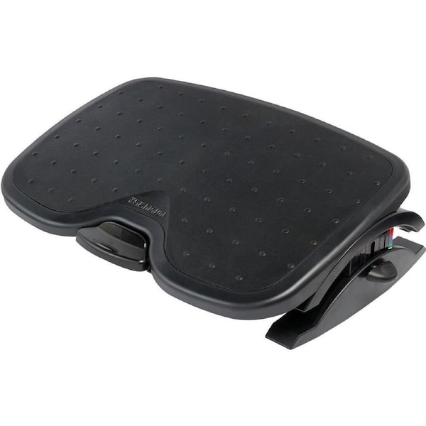 Kensington Solemate Plus Footrest - TAA Compliant - Black - 88.90 mm - 127 mm Adjustable Height - 30° Tilt
