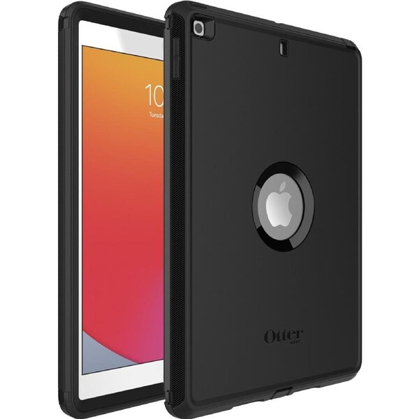 OtterBox Defender Case for Apple iPad (7th Generation), iPad (8th Generation) Tablet - Black - Drop Resistant, Dust Resistant, Dirt Resistant, Debris
