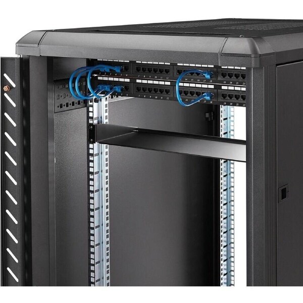 StarTech.com 1U Server Rack Cabinet Shelf - Fixed 7" Deep Cantilever Rackmount Tray for 19" Data/AV/Network Enclosure w/cage nut