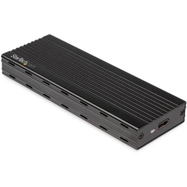 StarTech.com Drive Enclosure - USB 3.1 Type C Host Interface - UASP Support External - Black - 1 x SSD Supported - 1 x Total Bay