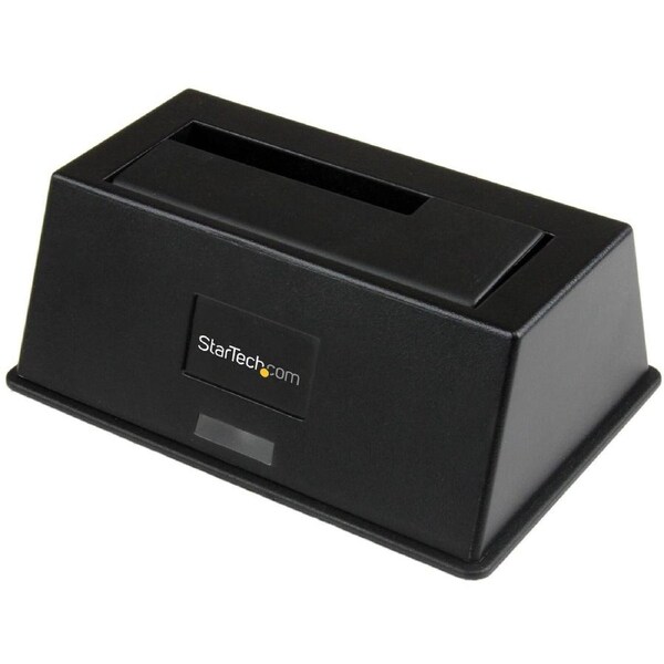 StarTech.com Single Bay USB 3.0 to SATA Hard Drive Docking Station, USB 3.0 (5 Gbps) Hard Drive Dock, External 2.5/3.5" SATA HDD