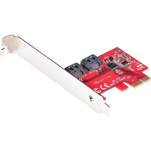 StarTech.com SATA Controller - Serial ATA/600 - PCI Express 2.0 x1 - Plug-in Card - 2 Total SAS Port(s) - 2 SAS Port(s) Internal
