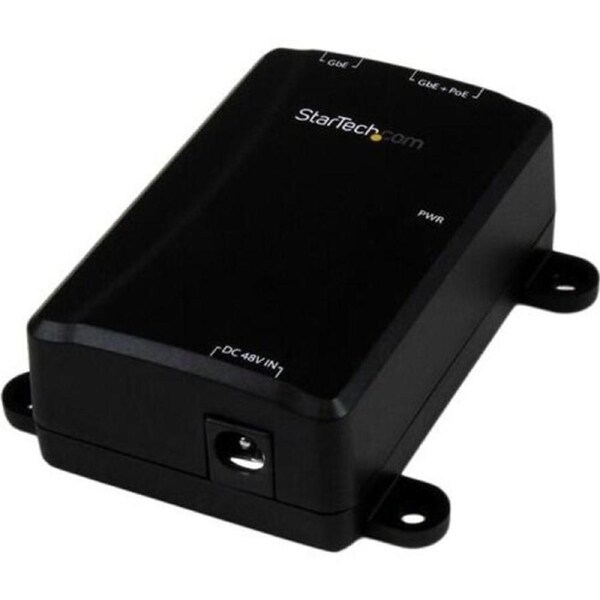 StarTech.com PoE Injector - Supply power and data connectivity to an individual Gigabit PoE device over standard Ethernet cablin