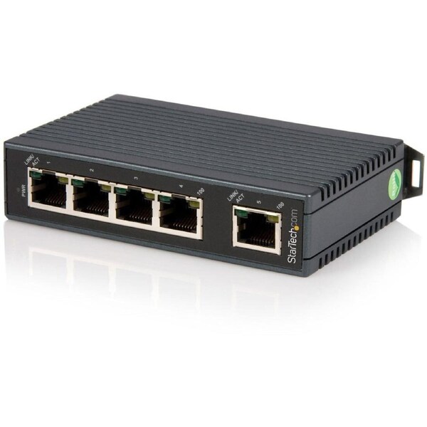 StarTech.com 5 Ports Ethernet Switch - Fast Ethernet - 10/100Base-TX - TAA Compliant - 2 Layer Supported - 2.12 W Power Consumpt