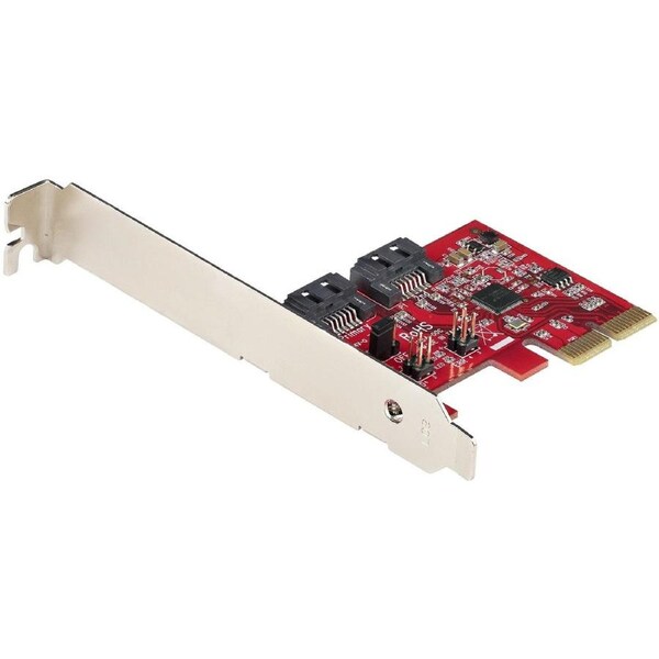 StarTech.com SATA Controller - Serial ATA/600 - PCI Express x2 - Plug-in Card - RAID Supported - 0, 1, JBOD RAID Level - 2 Total