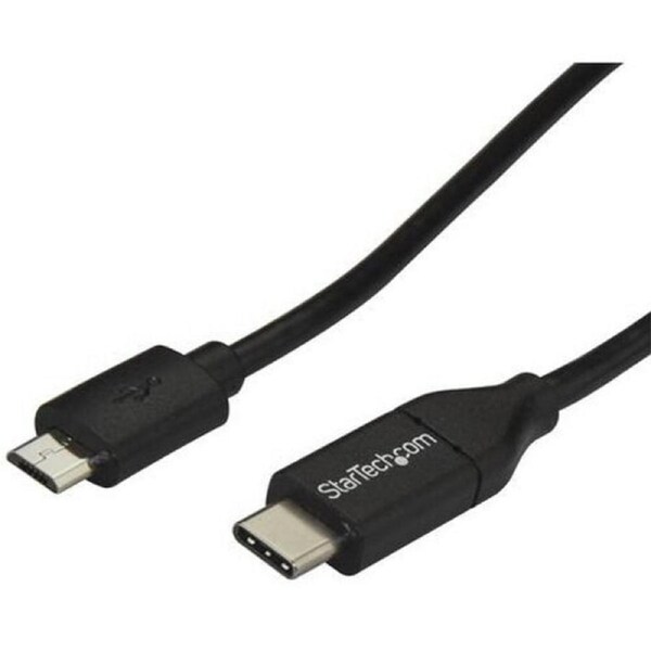 StarTech.com 2m 6 ft USB C to Micro USB Cable - M/M - USB 2.0 - USB-C to Micro USB Charge Cable - USB 2.0 Type C to Micro B Cabl