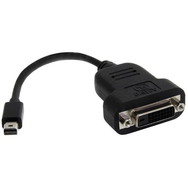 StarTech.com Mini DisplayPort to DVI Adapter, Active Mini DisplayPort to DVI-D Adapter Converter, 1080p Video, mDP to DVI Monito