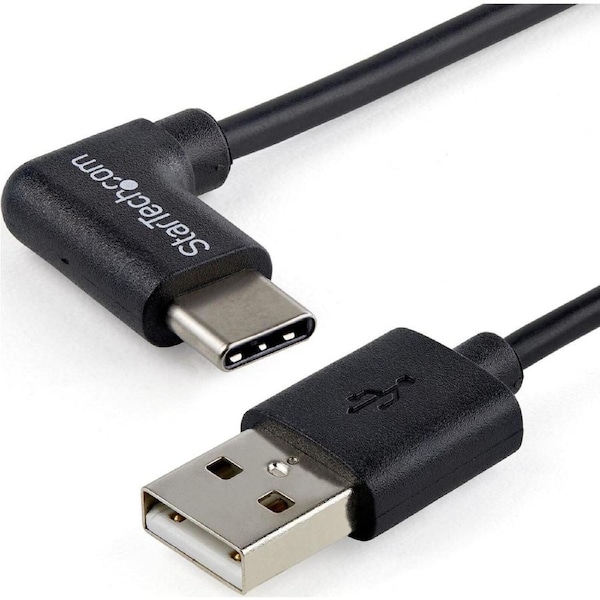 StarTech.com 1m 3ft USB to USB C Cable - Right Angle USB Cable - M/M - USB 2.0 Cable - USB Type C - USB A to USB C Cable - First