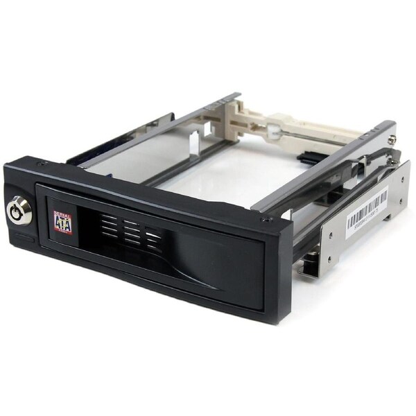 StarTech.com HSB100SATBK Drive Bay Adapter for 5.25" SATA/600 - Serial ATA/600 Host Interface Internal - Black - 1 x HDD Support