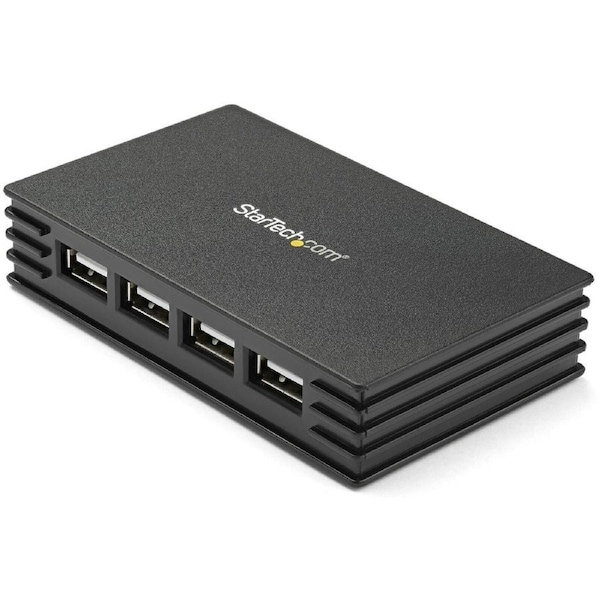 StarTech.com USB Hub - USB - External - Black - 4 Total USB Port(s) - 4 USB 2.0 Port(s) - PC, Mac