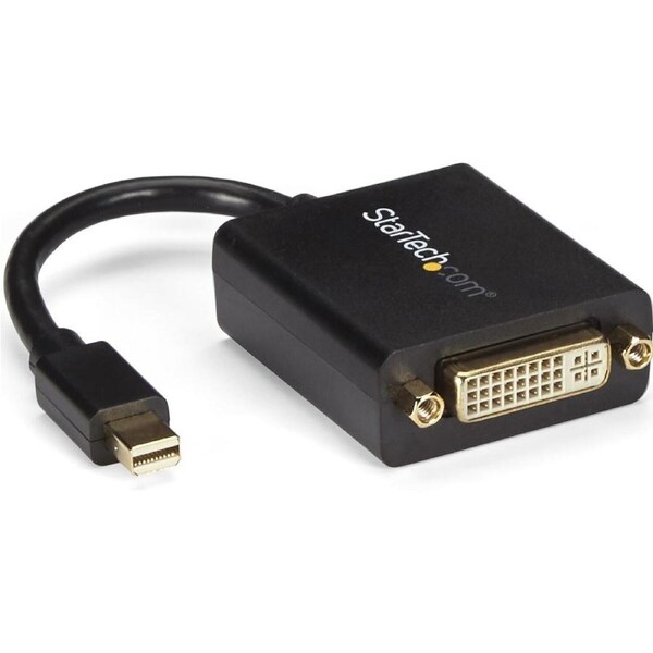 StarTech.com Mini DisplayPort to DVI Adapter, Mini DP to DVI-D Converter, 1080p Video, VESA Certified, mDP 1.2 to DVI Monitor/Di