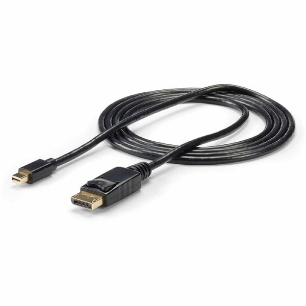 StarTech.com 6ft Mini DisplayPort to DisplayPort 1.2 Cable, 4K x 2K mDP to DisplayPort Adapter Cable, Mini DP to DP Cable for Mo