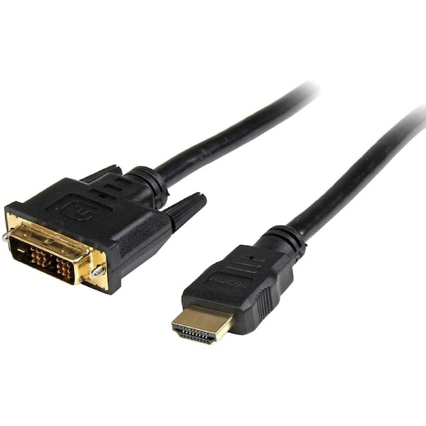 StarTech.com 3m High Speed HDMI® Cable to DVI Digital Video Monitor - M/M - First End: 1 x 19-pin HDMI Digital Audio/Video -